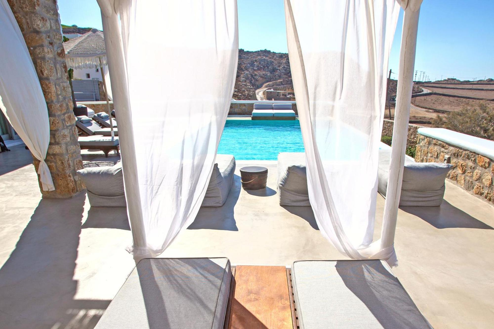 Villa Panamera Mykonos, Private Heaven, Supreme View! Fanari  Bagian luar foto