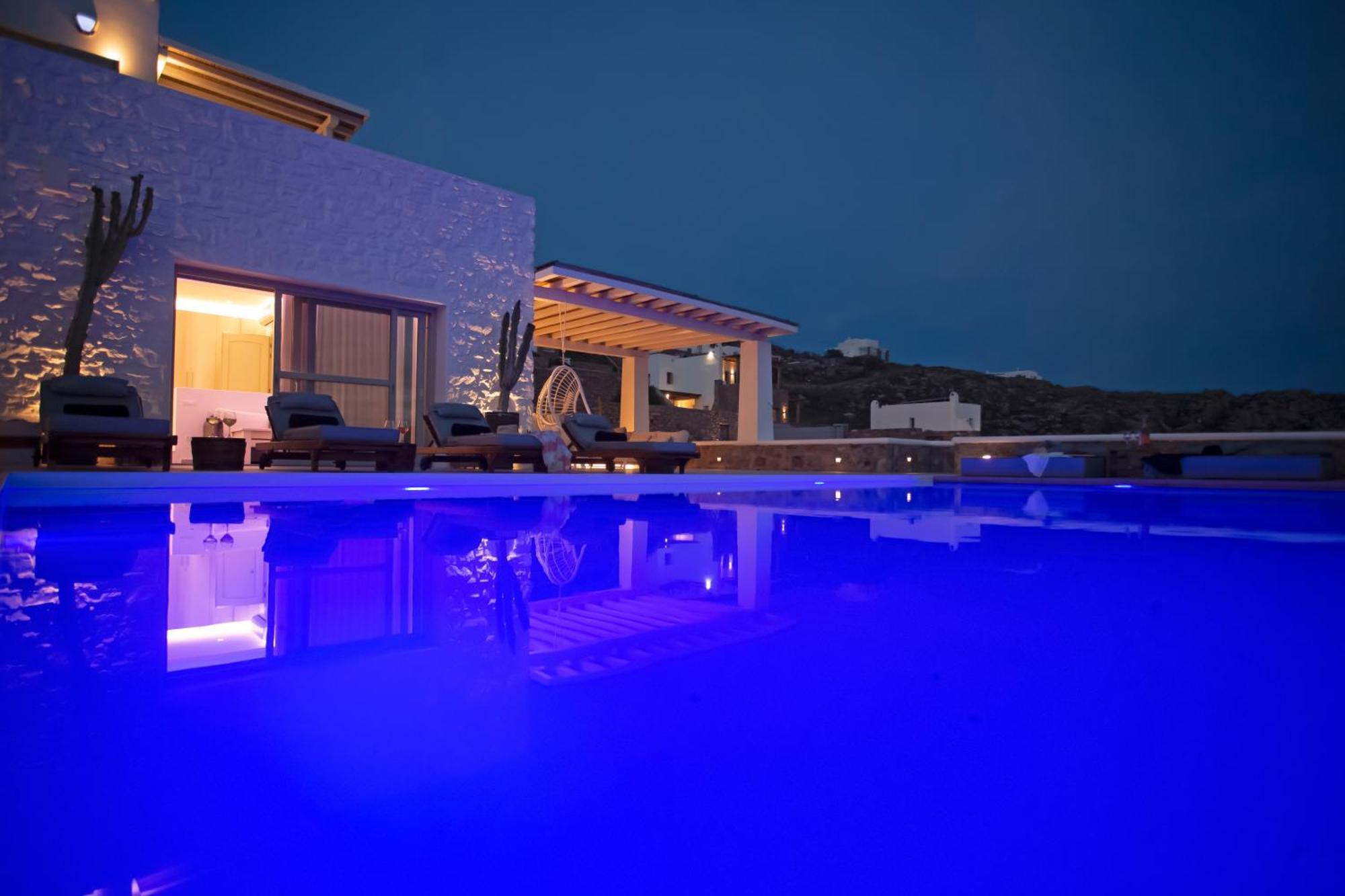 Villa Panamera Mykonos, Private Heaven, Supreme View! Fanari  Bagian luar foto